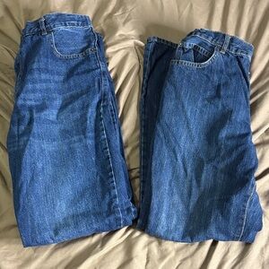 Boy’s Classic Straight & Bootcut Husky Blue Jeans